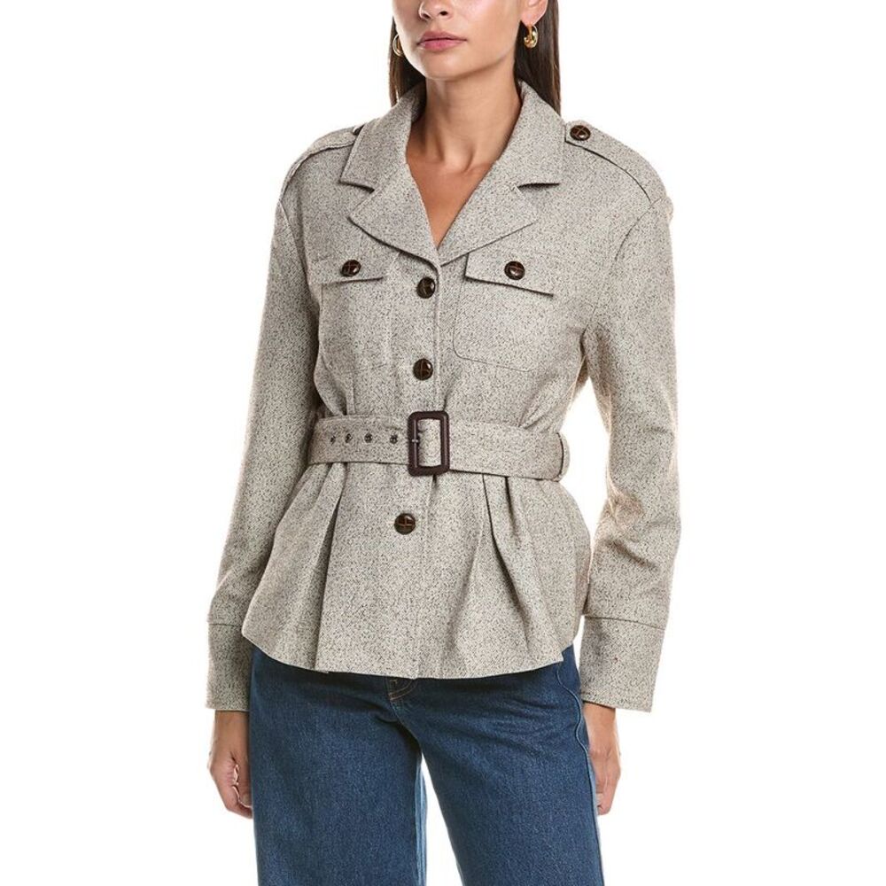 Walter Baker Womens  Jayden Jacket, Ivory